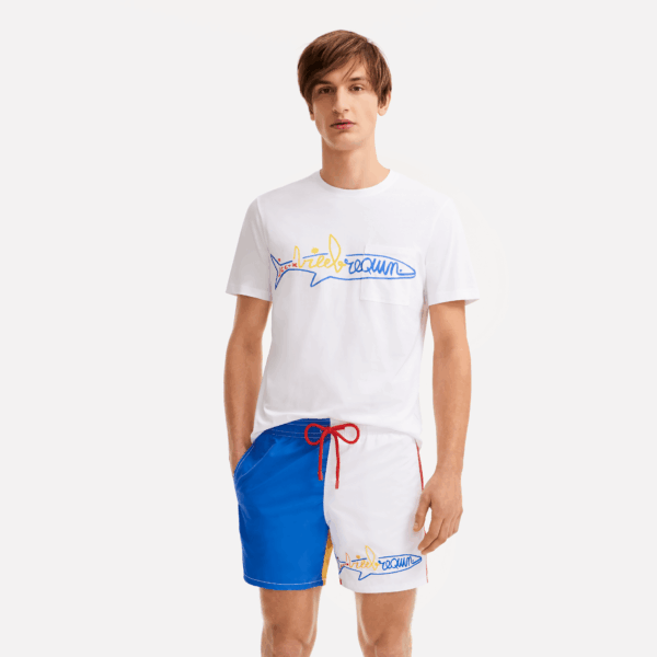 Men cotton t-shirt Vilebrequin Squale - Vilebrequin x JCC+ - Limited Edition