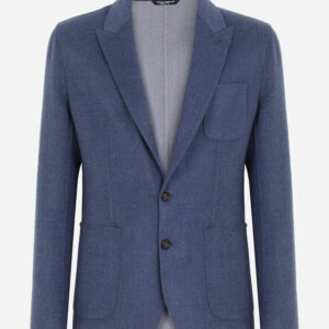 Deconstructed virgin wool jacket