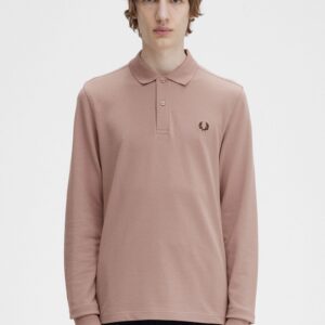 The Fred Perry ShirtM6006 Dark Pink / Burnt Tobacco