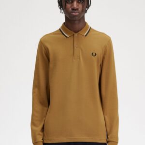The Fred Perry ShirtM3636 Dark Caramel / Oatmeal / Black