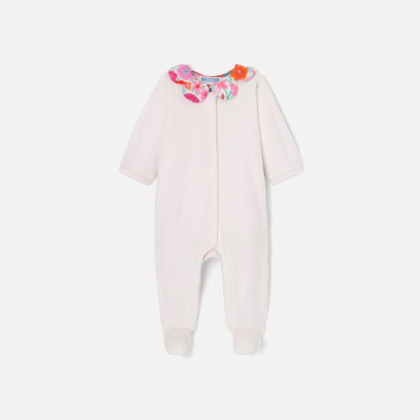 Baby girl velvet pyjamas
