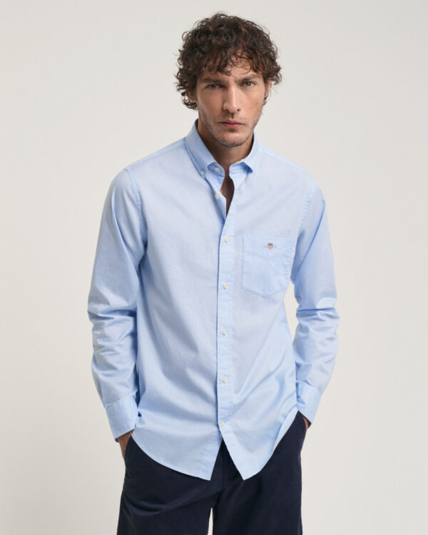 Seasonal Essential Regular Fit Archive Shield Poplin Shirt