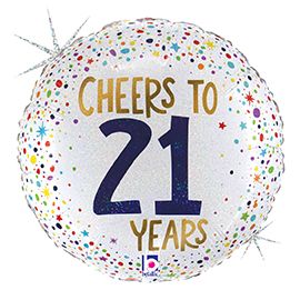 Celebration Balloon 18 Foil Mylar Adult Milestone Balloon Helium Filled