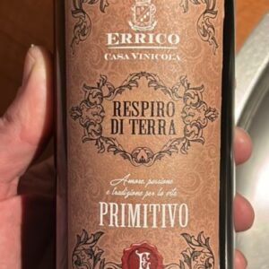 Casa Vinicola Errico Respiro di Terra Primitivo 2021