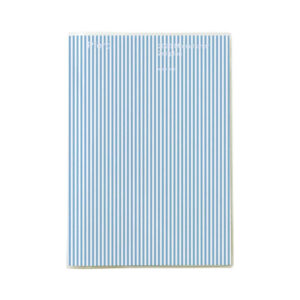 Monthly Planner Blue Stripe