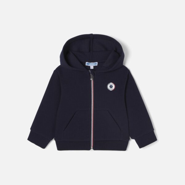 Baby boy zip-up sweatshirt