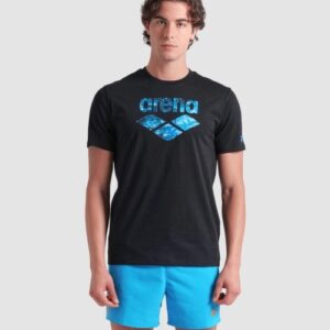 Men's T-Shirt arena Water Print Logo