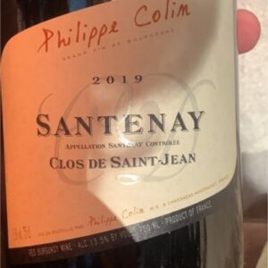 Philippe Colin Clos Saint Jean Santenay 2022