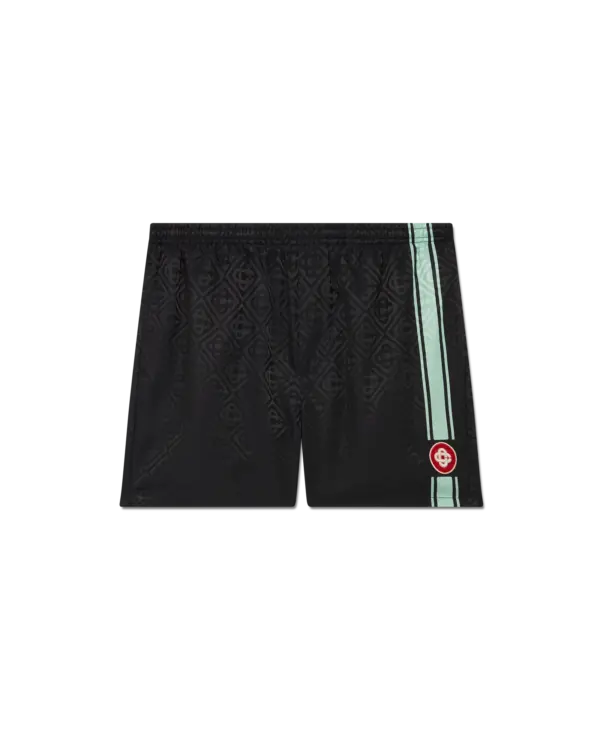 Monogram Jacquard Stripe Swim Shorts