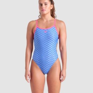 Women's Swimsuit arena Monogram Challenge Back