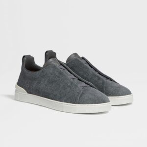 Dark Taupe Canvas Triple Stitch™ Sneakers