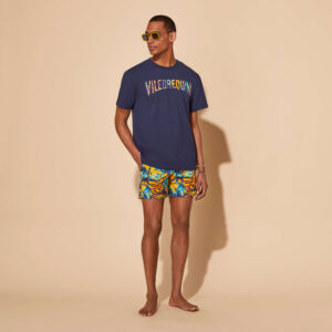 Men Organic Cotton T-shirt Poulpes Tie & Dye