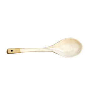 ceramic serving spoon