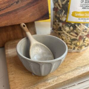 mini white decorative bowl