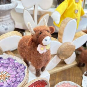 felted animal ornament
