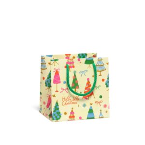 festive holiday gift bag mini