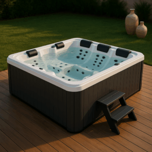 Spa rigide 210x210x88 extérieur détente 6 personnes