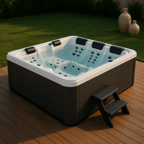 Spa rigide 210x210x88 extérieur détente 6 personnes