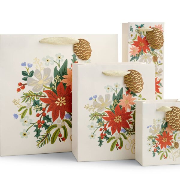 festive gift bag small