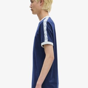 Taped Ringer T-Shirt Carbon Blue