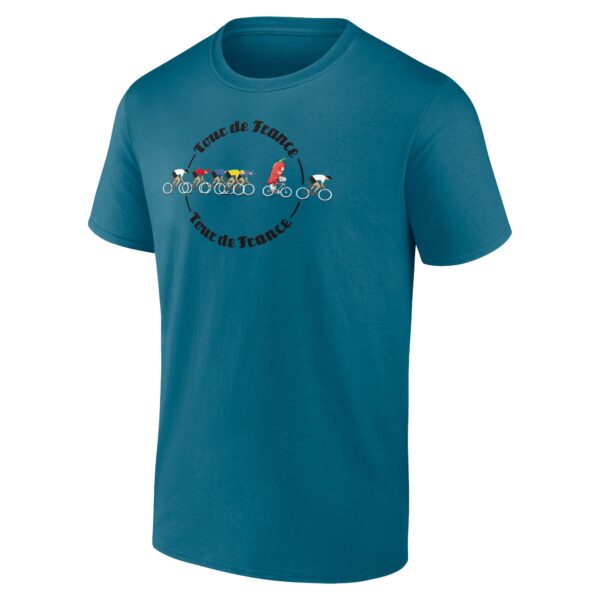 T-Shirt Tour de France Circle Cyclist Graphique