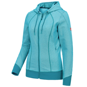 e.s. Functional hooded jacket herringbone, ladies'