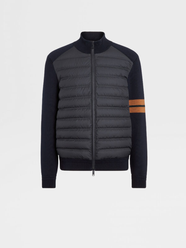 Navy Blue High Performance™ Wool Cardigan