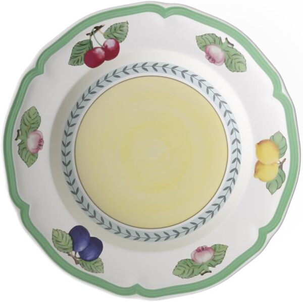 Villeroy & Boch French Garden Fleurence Rim Soup, 9 in, White/Multicolored