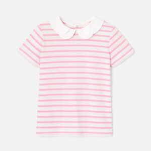 Girl striped polo shirt