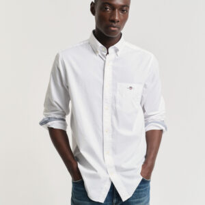 Seasonal Essential Regular Fit Archive Shield Poplin Shirt