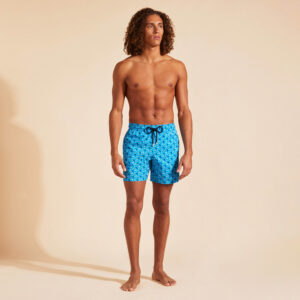 Men Ultra-Light and Packable Swim Trunks Micro Ronde Des Tortues Rainbow