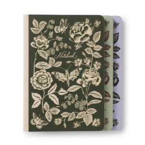 Floral Stitch Notebook Lined