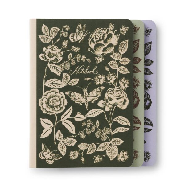 Floral Stitch Notebook Lined