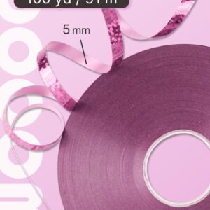 Pink Curling Ribbon for Decorations