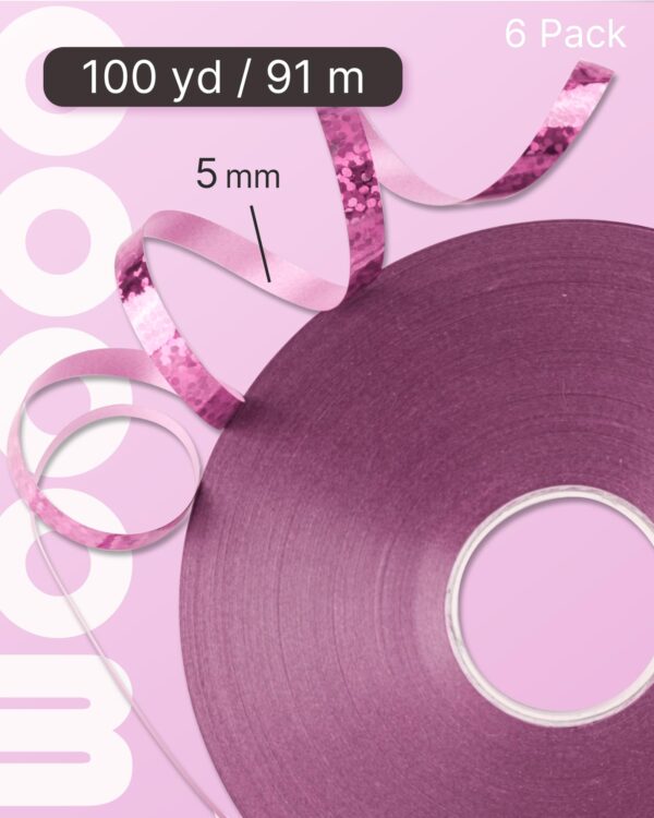 Pink Curling Ribbon for Decorations