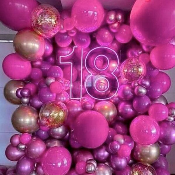 pearl pastel pink balloons 50 pcs 12 inch - Image 2
