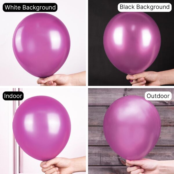 pearl pastel pink balloons 50 pcs 12 inch - Image 3