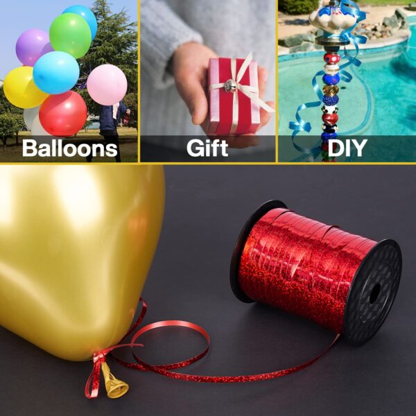 Red Curling Ribbon for Crafts - Image 2