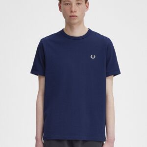 Ringer T-Shirt French Navy / Snow White