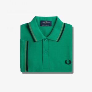 The Fred Perry ShirtM12 Fred Perry Green / Field Green / Black
