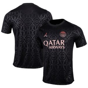 PSG Jordan Third Pre Match Top - Black - Kids