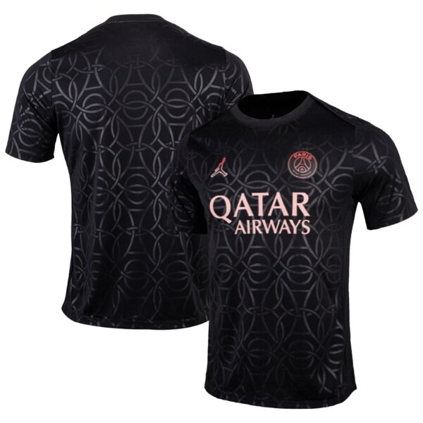 PSG Jordan Third Pre Match Top - Black - Kids