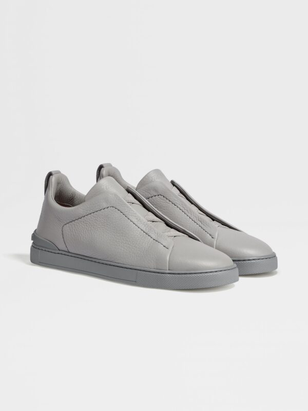 Grey Mélange Deerskin Triple Stitch™ Sneakers