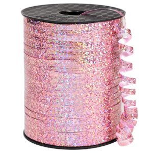 Iridescent Pink Curling Ribbon