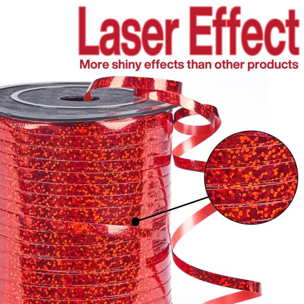 Red Curling Ribbon for Crafts - Image 4