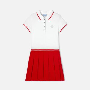 Girl dress in cotton piqué
