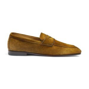 Men's green suede Carlo loafer