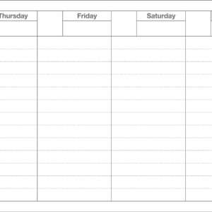 Weekly Schedule Planner Neo
