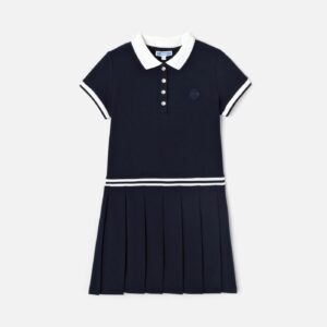 Girl dress in cotton piqué