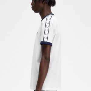 Taped Ringer T-Shirt Snow White